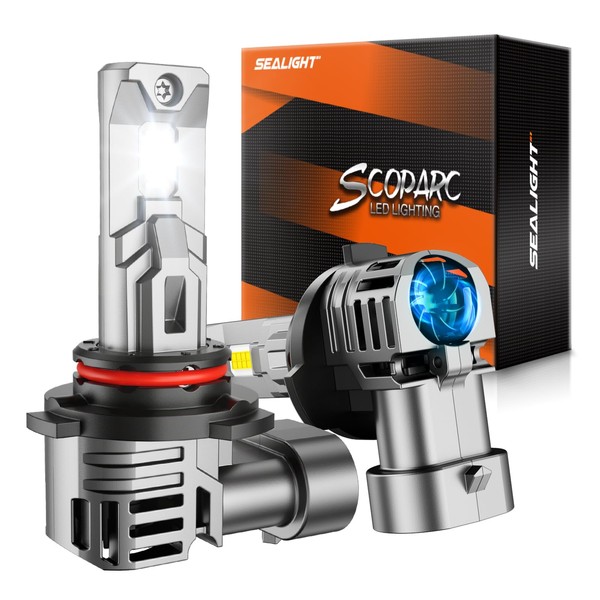 SEALIGHT 2024 Newest 9005 Bulb, Fog Light 6500K with Cooling