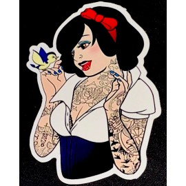 PRINCESS SNOW WHITE STICKER✨🐦‍⬛✨�