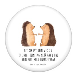Mr. & Mrs. Panda 50mm Button Igel Liebe - Geschenk, Hocheitstag, Freund, Liebesbeweis, Heiraten, Ehemann, Verlobt, Anstecknadel, Jahrestag, Pin,