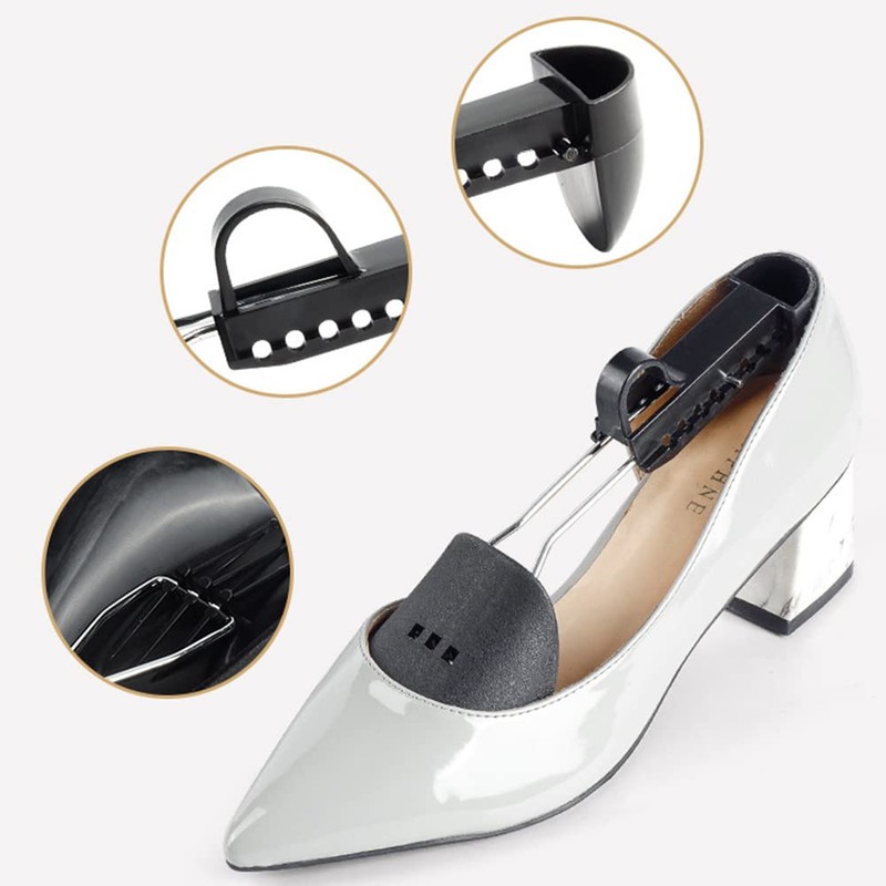 2 Pairs Adjustable Shoe Tree Stretcher, Spring Shoe Stretcher Boot