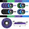 WelderElite 12 Pack 4 Kinds Paint Strip Discs 4"x5/8" Angle