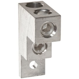 Morris Products 90912 Mechanical Panelboard Lug, Two Conductors, Aluminum, 300 AWG, 300mcm - 6SOL. Wire Range
