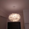 Fenteer Decorative Feather Lampshade Lighting Accessories Pendant Lampshade for Table