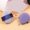 2 Pieces Finger Powder Puffs Makeup Sponge Mini Powder Puff