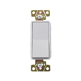 Pass & Seymour 2621-GRY Single Pole Switch 20A 120/277VAC Spec Grade Decorator, Gray