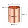 sourcing map Copper Pipe Coupling 25mm Straight Connecting Adapter with