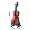 Miniature Cello 5.5 Inch Mini Cello Model with Wooden Musical