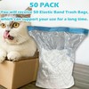 50 Pack Litter Box Liners Compatible with Lifewit Litter Box