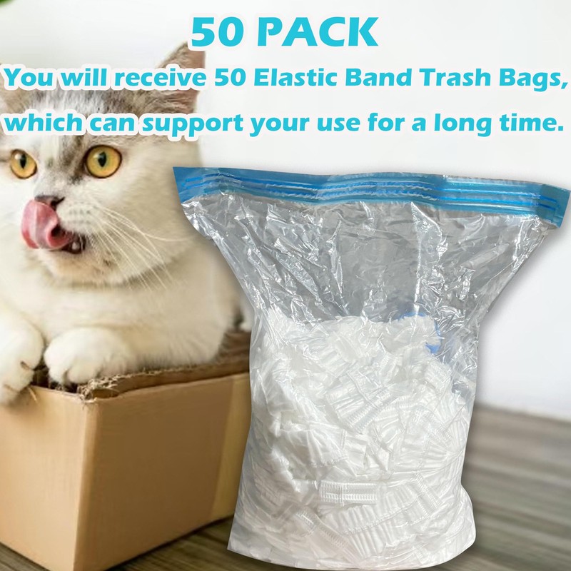 50 Pack Litter Box Liners Compatible with Lifewit Litter Box