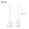 uxcell 50 Pcs Measuring Spoon with Short Handle, Teaspoon (1g)