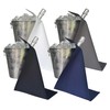 Original Bottle Cloths, 42 cm, Cotton, Corner Stitched Ring (Black,