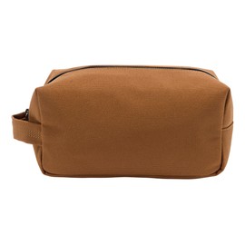 Carhartt Durable Organizer, Pack Essentials W/The PFAS Free Toiletry Bag W/Water Resistance, Travel Kit Brown, One Size