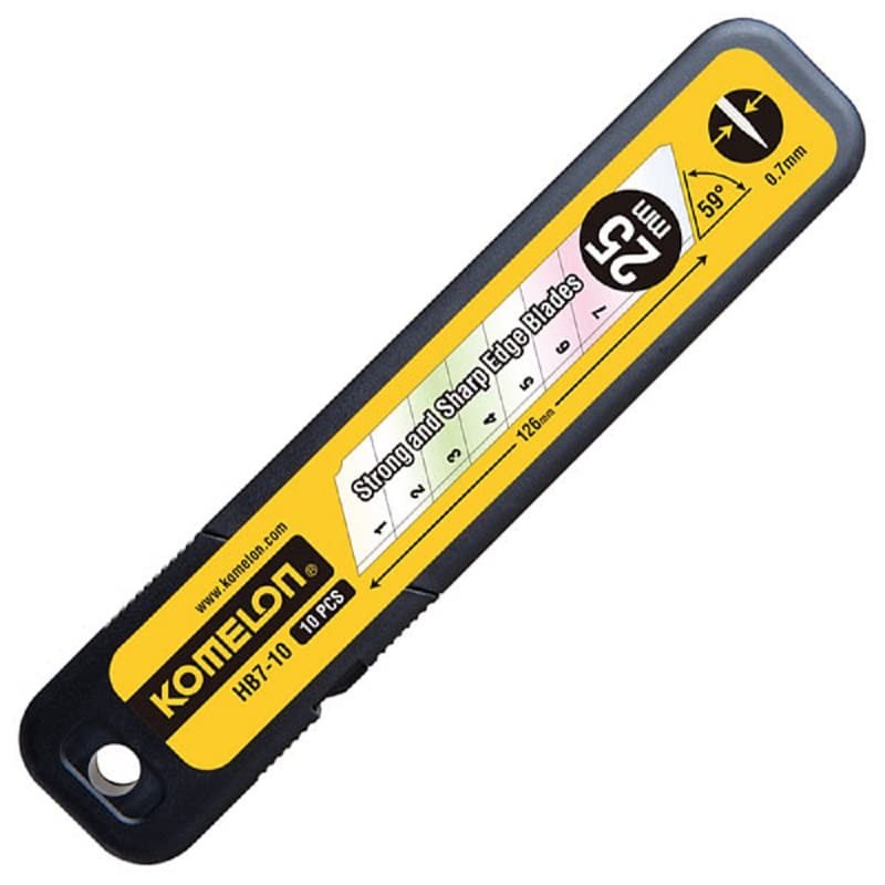 Komelon Snap-Off Blades 25mm (Pack 10)