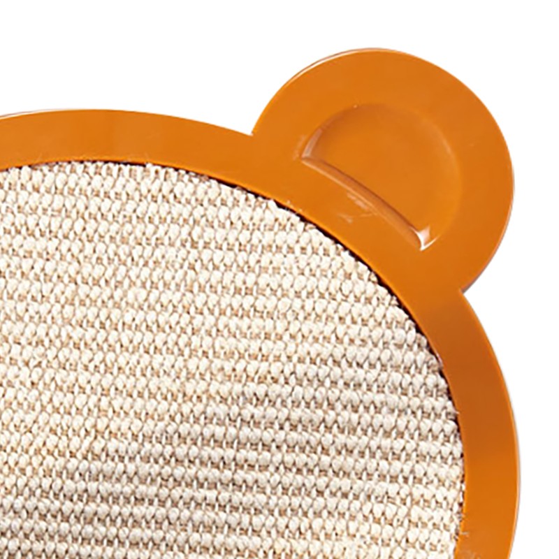 Sisal Cat Scratching Board Cartoon Cute Bear Head Shape Grinding