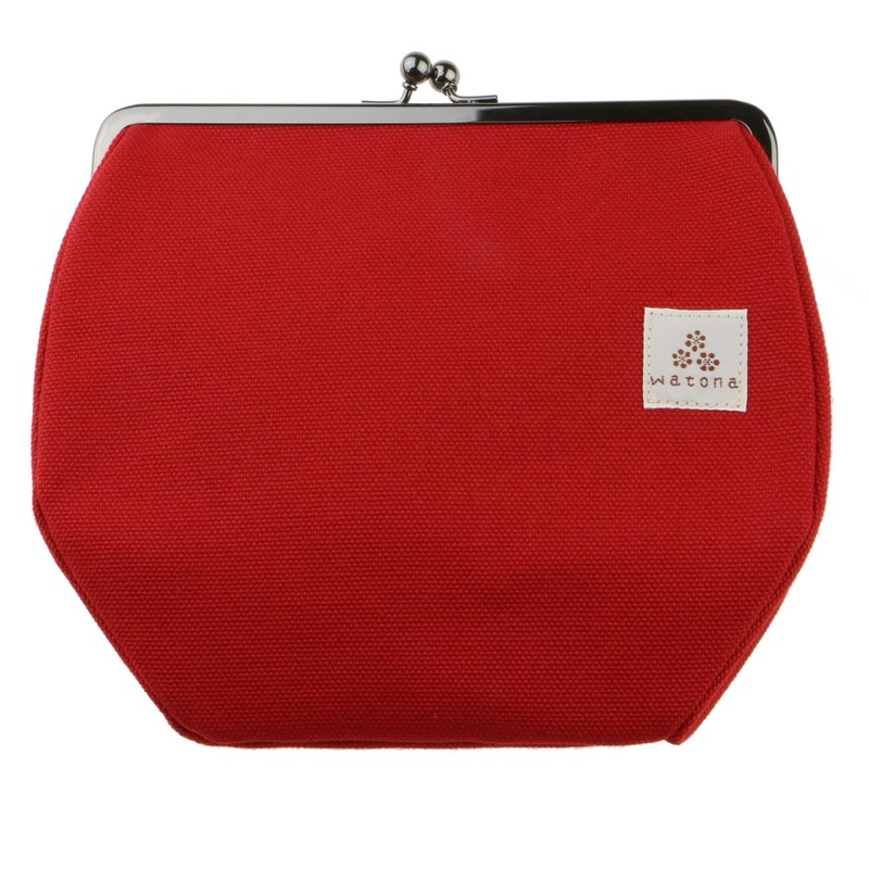 watona Canvas Pouch 5.5 inch Slim (Slim) 55s (Red)