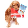 DPKOW Dog Christmas Card Keyring Gifts, Funny Christmas Card from
