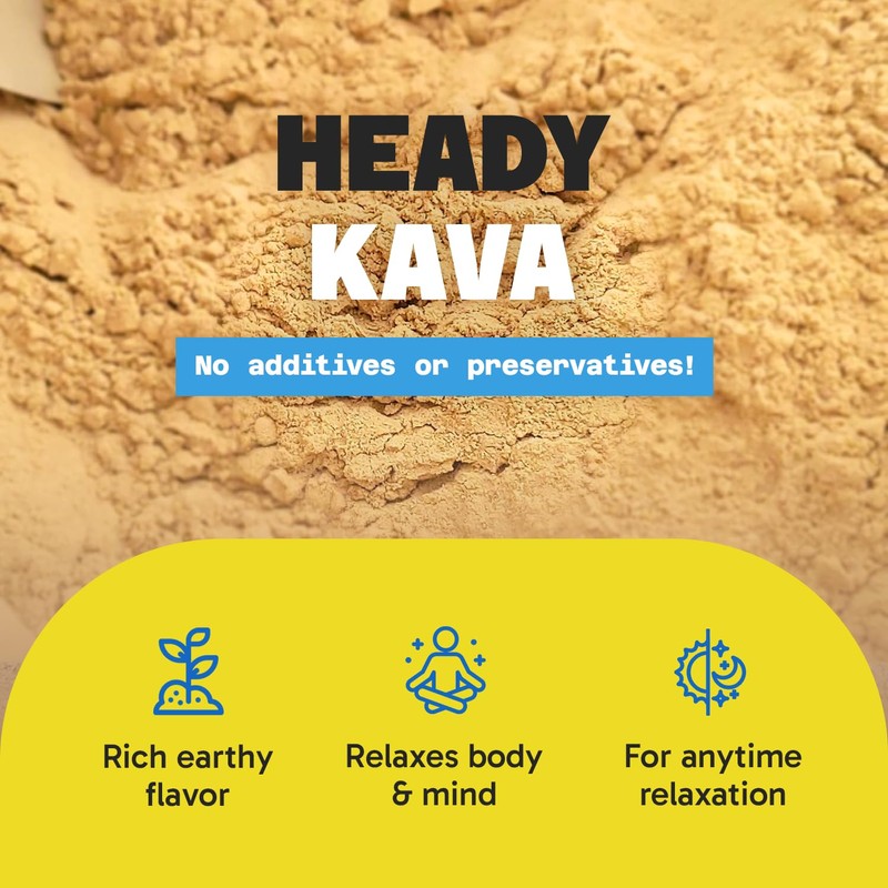 Fiji Vanua Kava Lewena Powder, Premium Medium Grind Basal Kava
