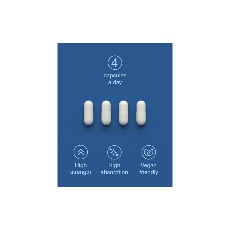 L-Carnitine Capsules 2200mg with Vitamins - High Strength - Pre-Workout