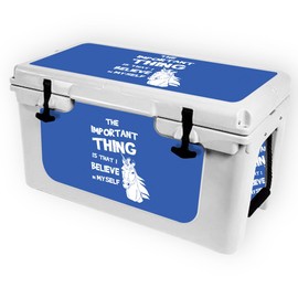 MightySkins (Cooler Not Included) Skin Compatible with RTIC 45 Cooler (2017 Model) - Unicorns Believe | Protective, Durable, and Unique Vinyl Decal wrap Cover | Easy to Apply | Made in The USA