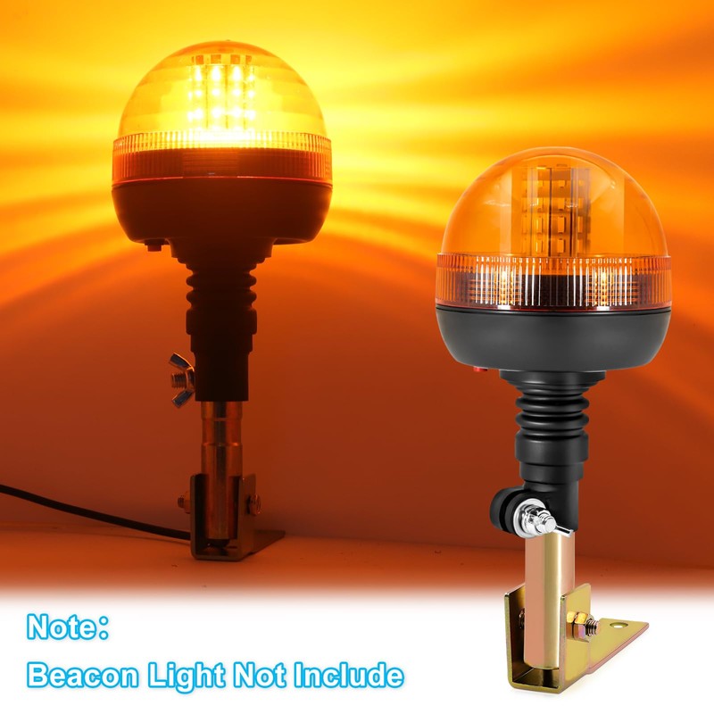 Biqing 1pc Warning Light Bracket for Forklift, Tractor, Truck, Engineering