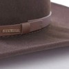 Stetson Men's Sturgis Pinchfront Crushable Wool Felt Hat Cordova Medium
