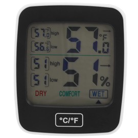 BESPORTBLE Thermometer Humidity Gauge Indoor Temperature Humidity Monitor Room Temperature Indoor Temperature Gauge Home Tools Small Thermohygrometer Electric Abs Sensor Number