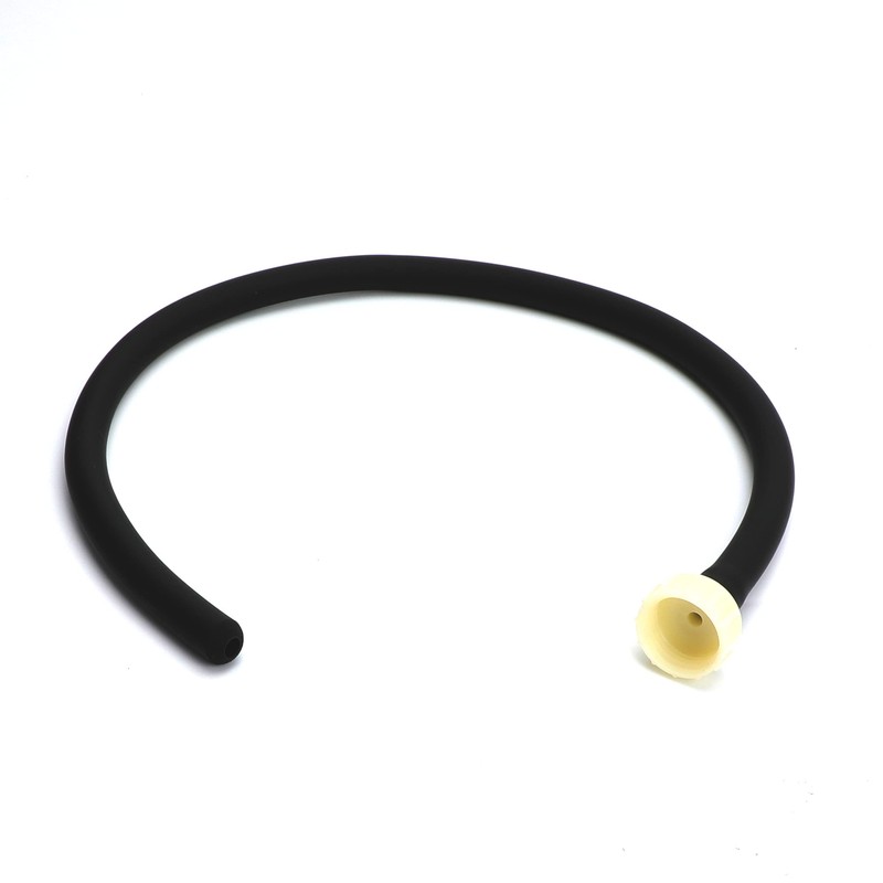 20 inches Silicone Nozzle Enema Attachment Reusable Douche Black Hose