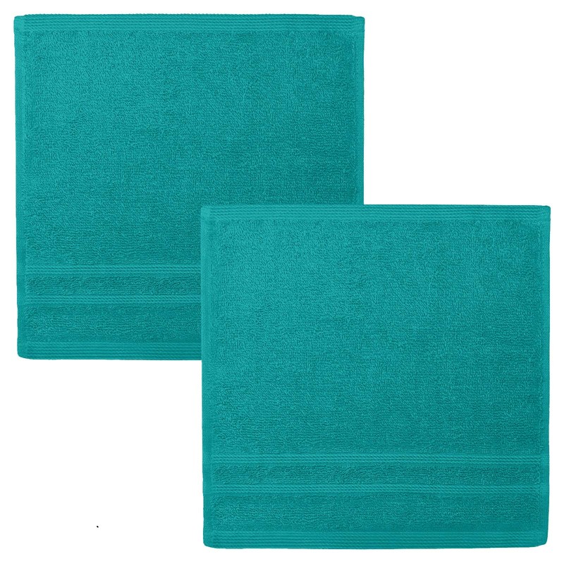 Lashuma Bathroom Set London Hand Towels, 2 x Guest Towels,