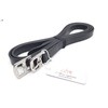 Black Soft Leather Stirrup Leathers for Adult Horses 1 Inch