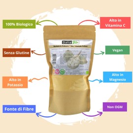 Dalia - Baobab Biologica In Polvere - 250 Gr | da coltivazione biologica controllata | senza glutine e Vegan