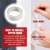 CALPALMY (3-Pack) Plastic Zipper Door Dust Protector, 4 ft x