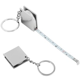 UTENEW 2 Pack Retractable Tape Measure Keychain Body Measuring Tape Key Ring, Compact Tape Measure for Purse, Pockets or Keys, Carrying Around Easily, 39.3Inches/100cm
