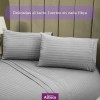 Sábanas Matrimoniales Ultra Suaves Premium Blancos Azteca