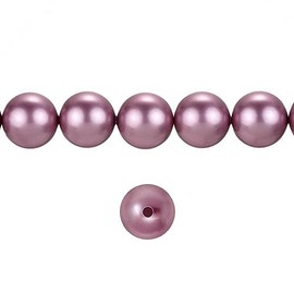CAIZZA 10x Crystal Pearls 5810 Round Burgundy 10mm Dangle for Necklace Earring/Jewelry Making Findings