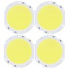 4PCS 75mm Round COB Lamp Bead High Power LED Chip