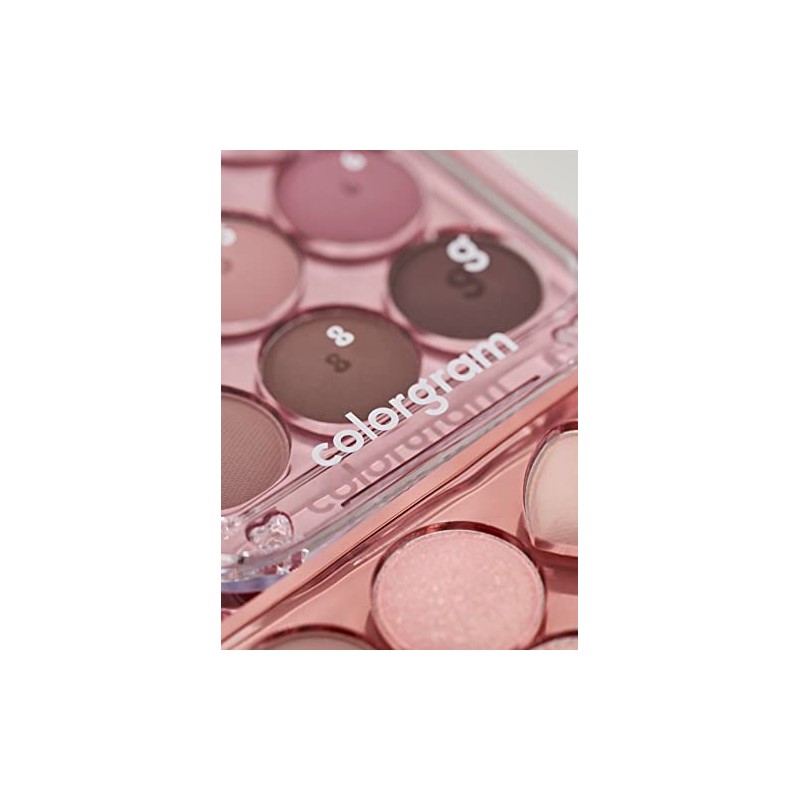 Colorgram Pin Point Eyeshadow Palette - 02 Pink Plus Mauve