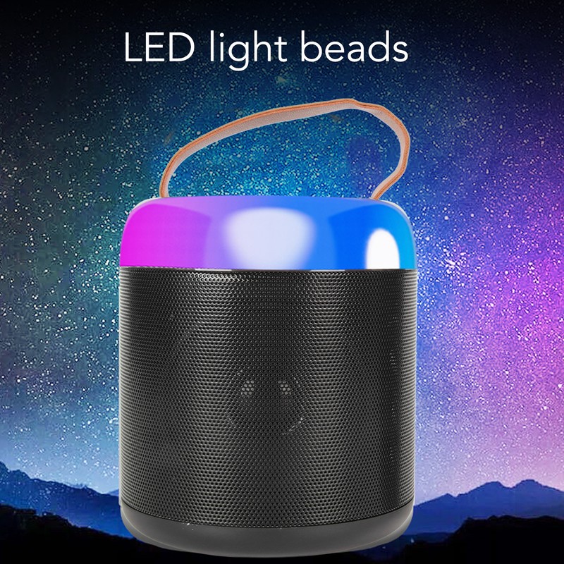 RGB Speaker 16 Light Beads Lightweight Compact Portable Bluetooth Speaker