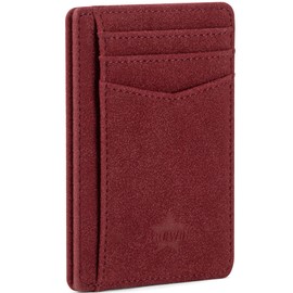 ARCWOR Slim Wallet Minimalist Front Pocket RFID Blocking Men and Women Leather Wallets