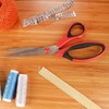 BambooMN Titanium Softgrip Scissors Set for Sewing, Arts, Crafts, Office