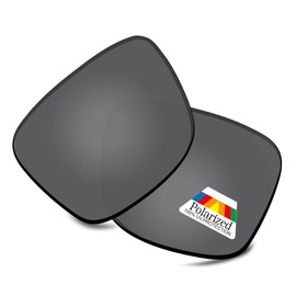 Bwake Replacement Lenses for Spy Fold Sunglasses - Dark Black POLARIZED