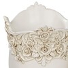 Touch of Class Victoria Rose Antique Ivory Wastebasket for Bathroom