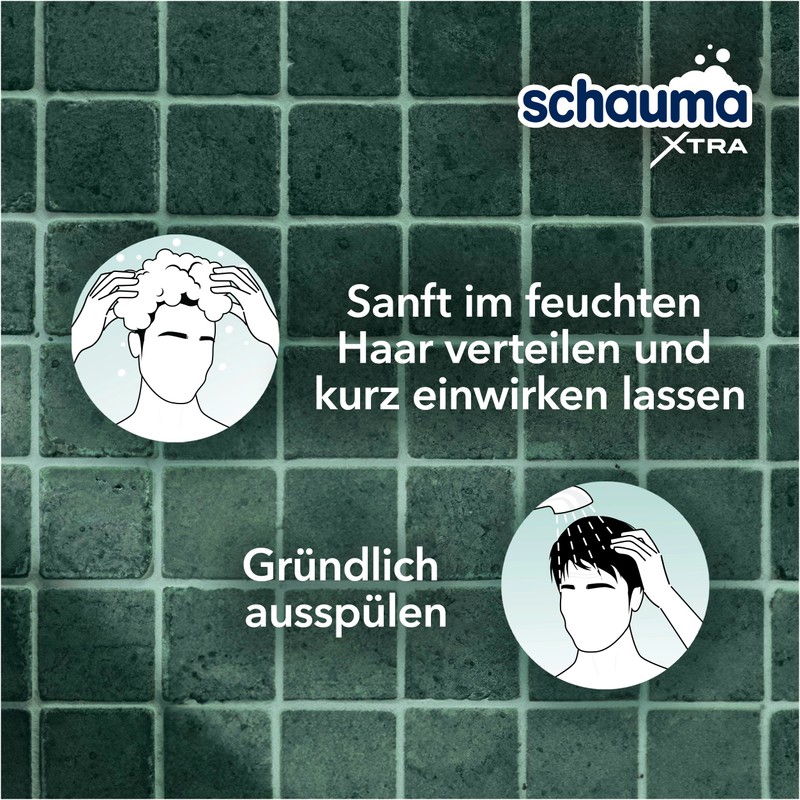 Schauma Anti-dandruff shampoo intensive (400 ml), hair shampoo fights strong