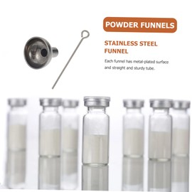 Baluue Mini Stainless Steel Funnels Dispensing Funnel for Essential Oils Funnels Household Resistant to Scratch Break for Small Bottles