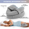 Memory Foam Knee Pillow, 1 Count Sleeping Leg Pillow, Leg