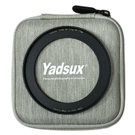 Camera Lens Step Up Filter Adapter Ring and Lens Cap and Multifunctional Photography Accessory Bag (62 to 77 and 77mm Lens Cap)