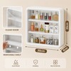 Bathroom Organizer for Cosmetics and Toiletries - Transparent Multi-Layer Display