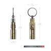 Permanent Match, Waterproof Forever Match Survival Fire Starter Keychain Lighter