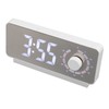 Digital Alarm Clock Rechargeable LED Mirror Alarm Clock -10°C‑50°C Temperature