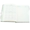 Ecoleatherette A5 Ruled Notebook - Flowers