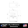 PACLOCK's UCS-17A-600 Block-Lock, High Performance 6-Pin Cylinder, One Lock Keyed